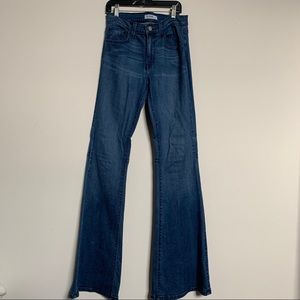 O2 Denim Dark Wash Flare Jeans